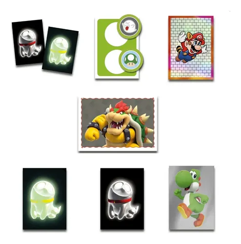 Kit 200 Figurinhas Do Álbum Super Mario 2026 (40 Envelopes