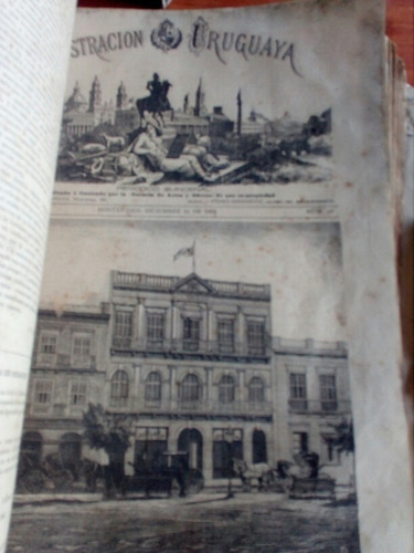 Antiguos Fascículos Originales Uruguay Ilustrado Año 1883 Al