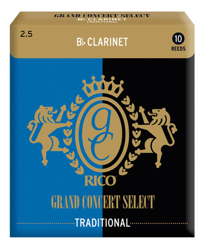 Rico Grand Concert Select Caña Para Clarinete (2,5 10