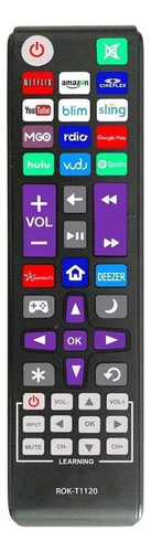 Control Compatible Con Sharp Roku Tv 2t-c45cf2ur 4t-c55cl2ur