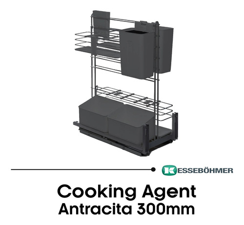 Mini Columna Condimentero Cooking Agent 30cm, Kessebohmer