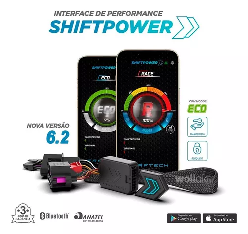 Tire o delay do acelerador controlando pelo app FT-ShiftPower4.0+