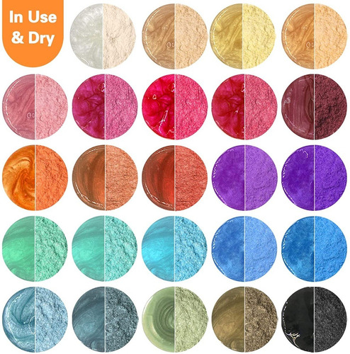 Tinte De Resina Epoxi, Pigmento En Polvo 24 Colores