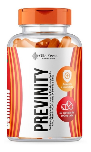 Previnity Super Fórmula Natural P/ Aumento Da Imunidade