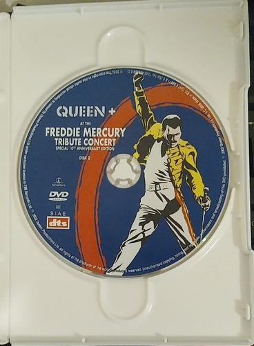 Dvd Duplo Queen + At The Freddie Mercury Tribute Concert (Usado)