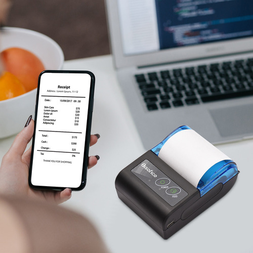 Mini Impressora De Etiquetas Bisofice Portable Usb Print Bil