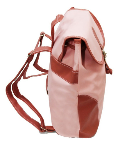 Bolsa / Mochila Para Dama Grande Doble Asa Backpack Color Rosa