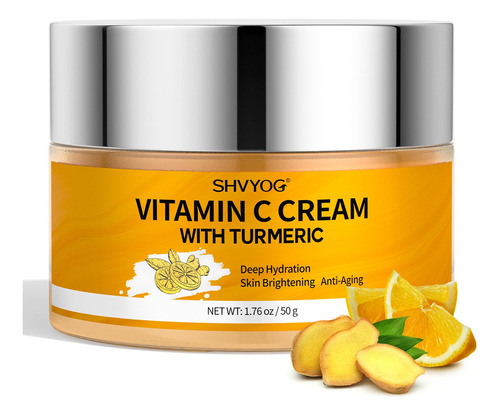 Hidratante Facial Con Vitamina C, Crema Facial Con Vitamina