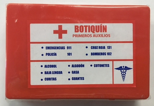 Botiquín Primeros Auxilios Para Vehículos