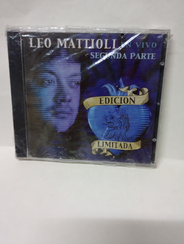 Cd Leo Mattioli En Vivo Edición Limitada 