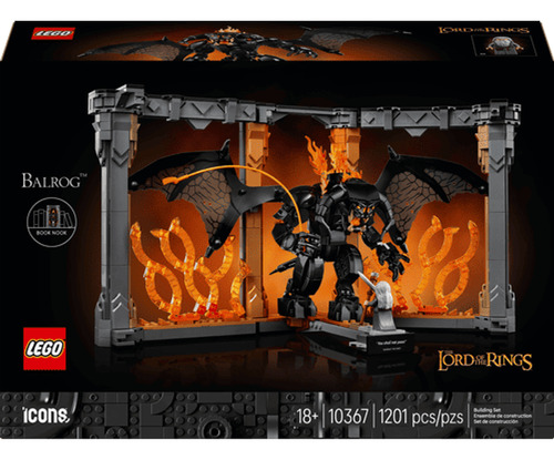Lego Icons El Señor De Los Anillos Balrog 10367 - 1201pz 1201 Gandalf