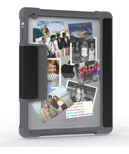 Stm Bags Dux Estuche Fuerte Para iPad 2/3/4, Negra Bolsas-2