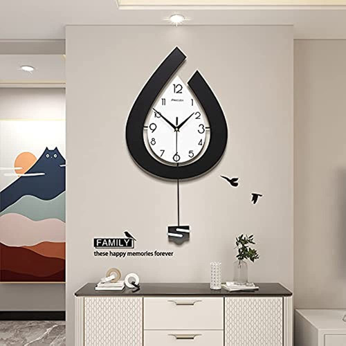 Jtwalclock Relojes De Pared Grandes De 28,7 Pulgadas Para De