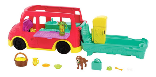 Polly Pocket Smoothies Food Truck 2 Em 1 - Mattel Gdm20