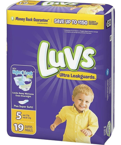 Luvs Luvs Ultra Leakguards Diapers Size 5 19 Count, 19 Count