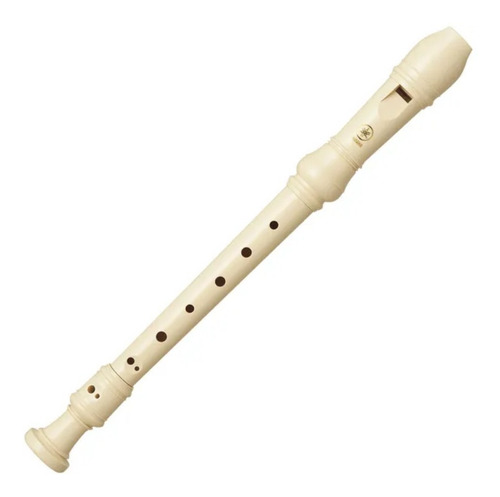 Imagem 2 de 3 de Flauta Yamaha Soprano Yrs 24b Creme + Nf