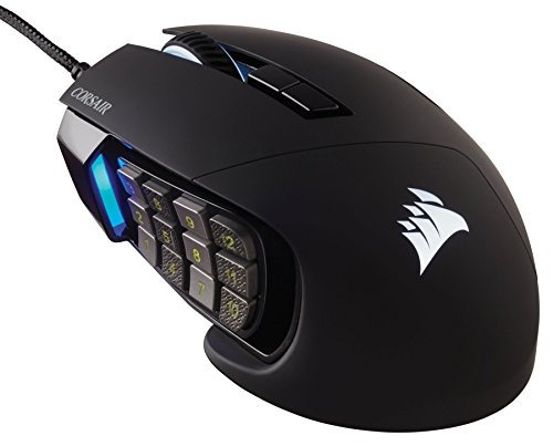 Corsair Scimitar Pro Rgb Mmo 16,000 Dpi Sensor Optico 12 Bot