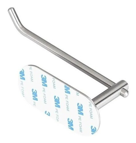 Imagen 2 de 2 de Portarollo Papel Acero 4023 Simple Fijo Autoadhesivo 3m