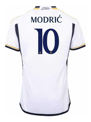 Jersey Playera Rm Local Jugador Modric 10 M