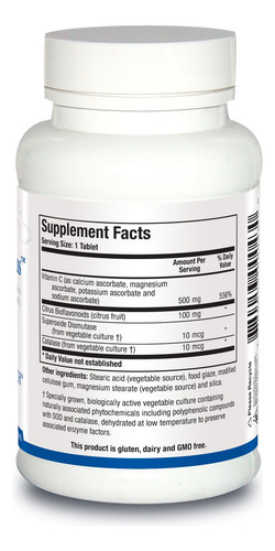 Biotics Research Bio C Plus Vitamina C 100 Tabletas