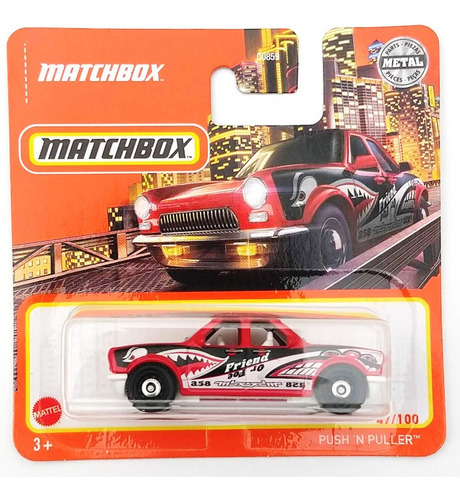 Matchbox Carro Doble Frente Push And Pull Original Coleccion