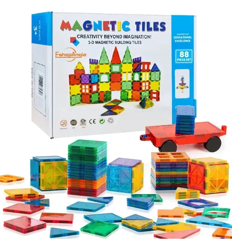 Magblock 52 Piezas – Bloques Magnéticos De Construcción STEM Para Niños De 3+ Años