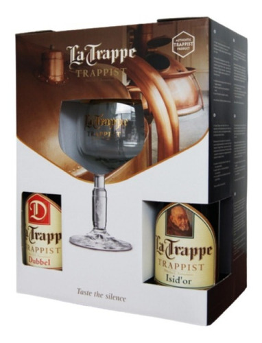 Imagen 1 de 7 de Gift Pack De Cervezas Holandesas La Trappe + Copa