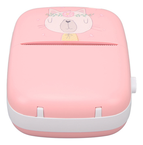 Mini Impresora De Etiquetas Con Patrón De Gatito De Dibujos