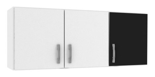 Aereos Cocina Mueble Kit 3 Puertas Blanco/negro Aw3