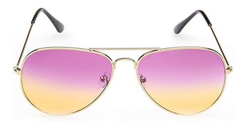 Lente De Sol Para Dama Huayi Estilo Aviator Rosa