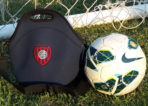Imagen 2 de 3 de Futbol San Lorenzo - Bolsos Viandera Lunchera De Neoprene