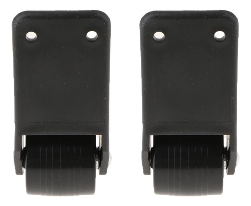 2 Pcs De Ruedas Giratorias De Equipajes Accesorio De