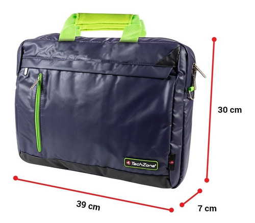 Maletín Impermeable Techzone Porta Laptop 15.6 Color Azul marino