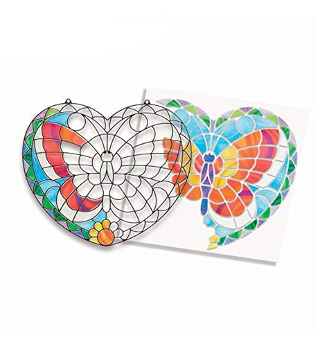 Kit De Actividades Stained Glass Made Easy: Mariposa 140 + P