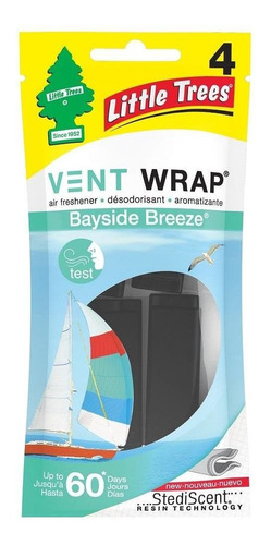 Ambientador Vent Wrap Bayside Little Trees X1 Und