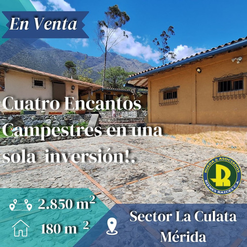 En Venta Cuatro Encantos Campestre En La Culata - Mérida - Venezuela