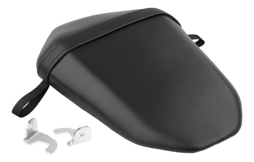 Cojín Asiento Trasero Pillion Motocicleta Negro Para Fz7