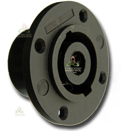 Imagem 3 de 3 de Conector Plug Speakon Macho / Fêmea 8 Polos Kit Painel Linha