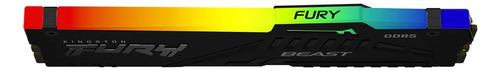 Memória Ddr5 Kingston Fury Beast Rgb 16gb 5600mhz Preto