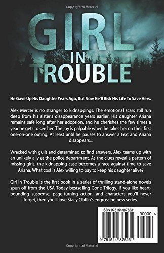 Girl In Trouble (an Alex Mercer Thriller) - Claflin,, de Claflin, St. Editorial Createspace Independent Publishing Platform en inglés
