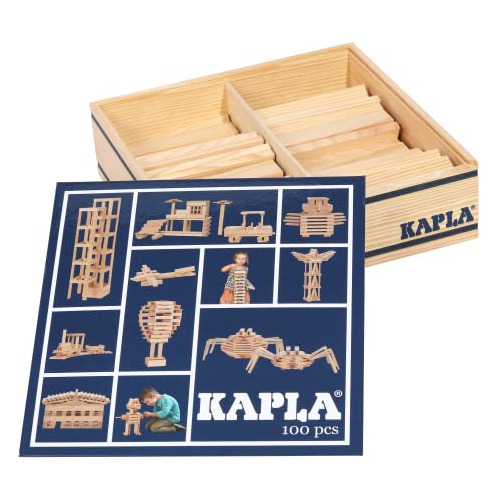 Conjunto De Construcción De Madera 100 Tablones De Con...