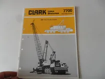 Comprar Folleto Clark Crane 7700  Grua Antiguo Camion Antiguo Crane