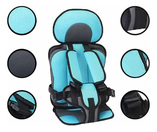 Asiento De Bebé Para Coche Plegable Portátil, Silla De Bebé