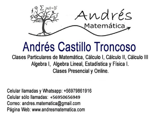 Clases Particulares Y Asesorías De Matemática Y Física