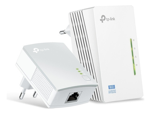 Kit Powerline Tp-link Av500, Color Blanco (Usado)