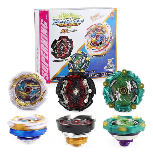 Beyblade Burst Sparking B-171 X3 Superking Triple Booste