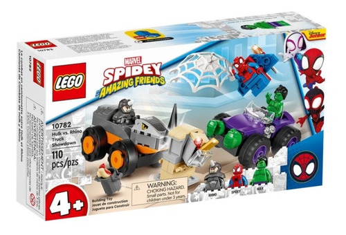 Lego Spiderman Hulk Y Rhino 110 Piezas Marvel