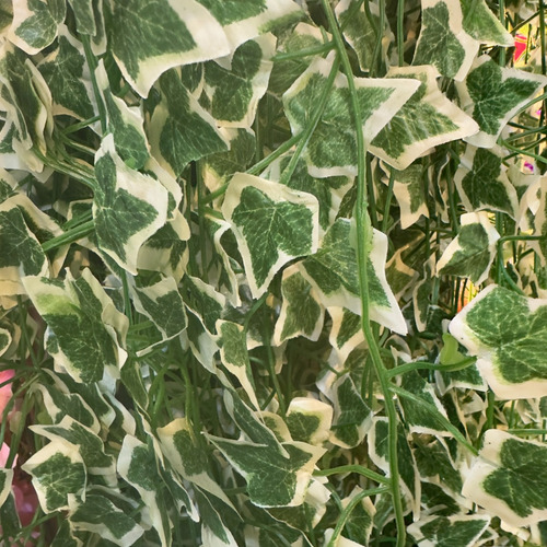 Plantas Artificiales, Lady Pía,tira Hiedra Hoja Chica. 2m