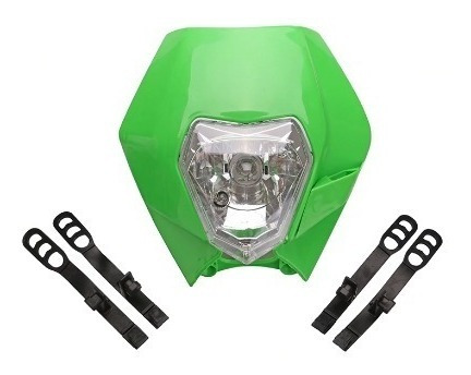 Farol Moto Universal Ktm Crf Yz Rmx Dt Xr - Verde