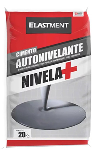 Kit 3x Cimento Autonivelante Nivela+ 20kg Branco